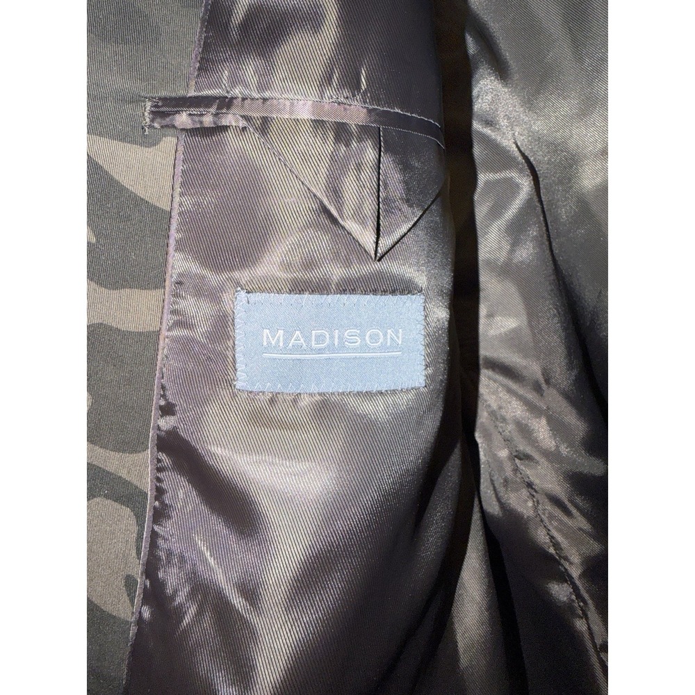 Madison Camo Blazer Sport Coat Mens 48R Two Button - Picture 3 of 8